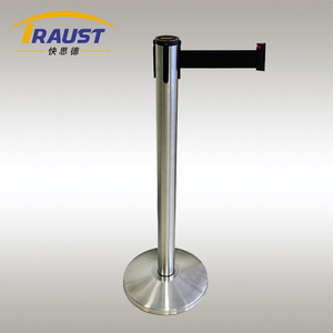 Traust Tùy Chỉnh Sân Bay An Ninh Ngân Hàng Thép Hàng Xếp Hàng Đứng Cực Bài Băng Dây Đeo Có Thể Thu Vào Vành Đai Hàng Rào - Product Image 5