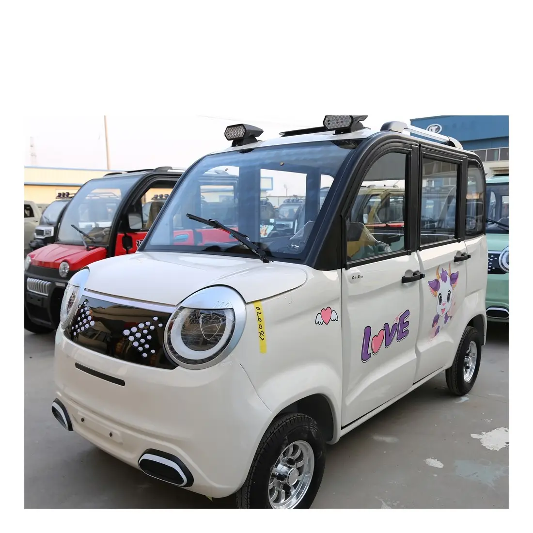 Proveedor de China Mini coche eléctrico personalizable Vehículo eléctrico de 4 ruedas Mini coche inteligente Coche eléctrico pequeño
