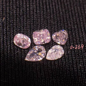 SGARIT אמיתי רופף יהלומים לתכשיטי זהב אישית 0.1-0.2ct לכל מחשב VS טבעי אמיתי ורוד יהלומים