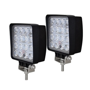 Off Road kare LED çalışma ışığı 48W LED çalışma 10-30V IP67 spot sel sürüş far için traktör 4WD UTV ATV - Product Image 1