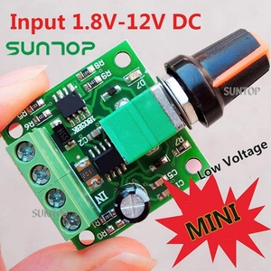 RR-PWM-15V regolatore di velocità del motore a bassa tensione Dc 1.8v 3v 5v 6v 12v, 2A PWM - Product Image 6