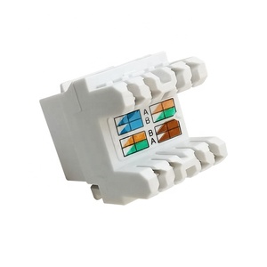 6类8P8C RJ45 90 180度UTP梯形插孔网络模块rj45 6类梯形插孔 - Product Image 5