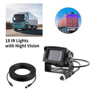 Heavy Duty Wide Angle 9-36v 1080p Cctv Set Car Dvr 4 Camera Dash Cam Dvr 7 Inch Quad <strong>Monitor</strong> Bus 360 Truck Camera System - Product Image 5