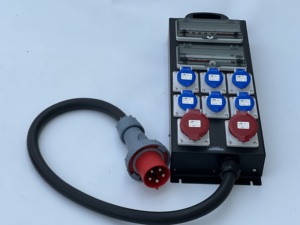 High Quality 63A CEE 5P <strong>Input</strong> 32A <strong>Output</strong> Power Distribution Box <strong>6</strong>*16A With RCD Main Breaker - Product Image 6