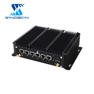 Sechs Netwaork Port Network Router Lüfter loser Computer Industrieller I3/I5/I7 Pfsense Firewall Router mit 6 RJ45 1000M LAN