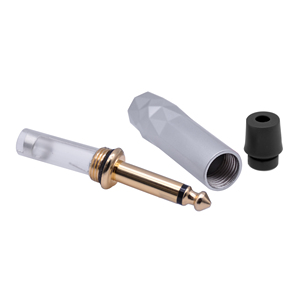 ACC QT242G <strong>Header</strong>-3.5&amp;6.35 Plug <strong>1</strong>/<strong>8</strong>&quot; &amp; <strong>1</strong>/4&quot; Plug 6.35mm Zinc Alloy Gold Plating Quick Audio &amp; Video Stereo Amp Connector - Product Image 3