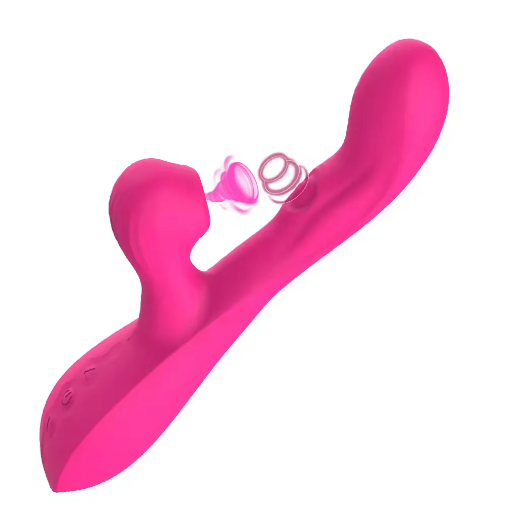 Vibrador estimulador conejo consolador realista vibrador para mujeres vibrador estimulador de clítoris punto G chupando juguetes de amor para adultos