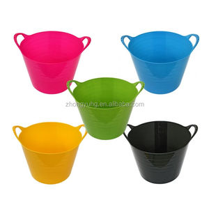 Linh Hoạt Bồn Tắm Arge Flexi Bồn Vườn Linh Hoạt Màu Sắc Cao Su Lưu Trữ Container Xô Bồn Đa Năng Xô - Product Image 6