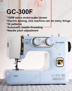 Yeni komple Set taşınabilir ev DİKİŞ MAKİNESİ ev kullanımı Mini testere makinesi için giyim ve tasarım <span class=keywords><strong>GC</strong></span>-300F