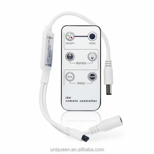 DC12V 6A IR6キーLEDストリップ調光器ミニリモコン調光器単色LEDストリップコントローラー用 - Product Image 5