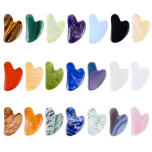 OEM yüz masajı gül kuvars Gua Sha aracı Set yeşim rulo kutu ambalaj ile boyun rulo masaj aleti özelleştirilmiş - Product Image 4