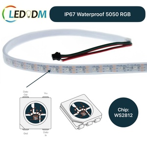 Programmier bare RGBW Dream Color LED-Streifen leuchte 5V 12V 24V RGB IC-Garantie WS2811 DMX512 60LED 144LED Adressierbarer RGB-LED-Streifen - Product Image 3