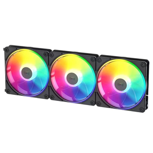 ProArtist JIMU, 120mm, ARGB, montaje inalámbrico, ventilador enfriador negro puro, caja de refrigeración LED para PC, conector de 4 pines, disipador de calor de plástico para ordenador - Product Image 1