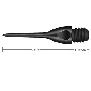 CL072BAショートスモール235mmプラスチックダーツチップ8色ソフトポイント - Product Image 2