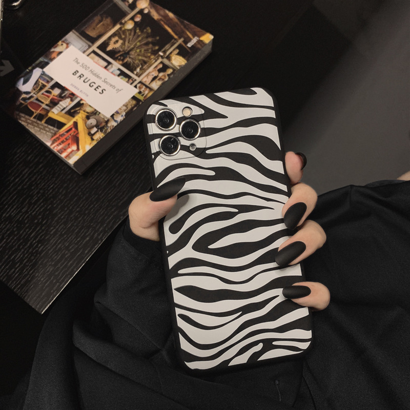 Black zebra print