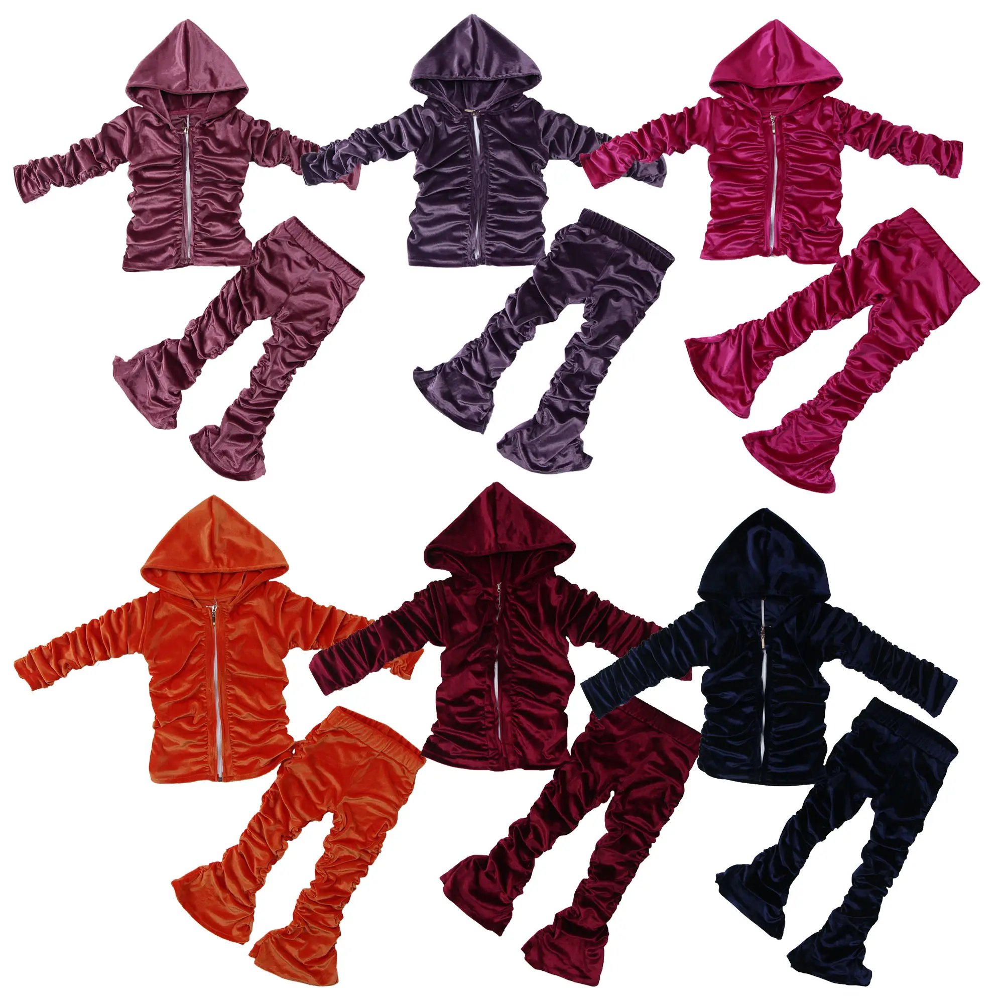 Conjunto de roupas infantis, conjunto de roupas infantis 2 pçs outono para crianças