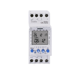 タイマースイッチ12v ACH812 DINレール毎日24時間デジタル - Product Image 1