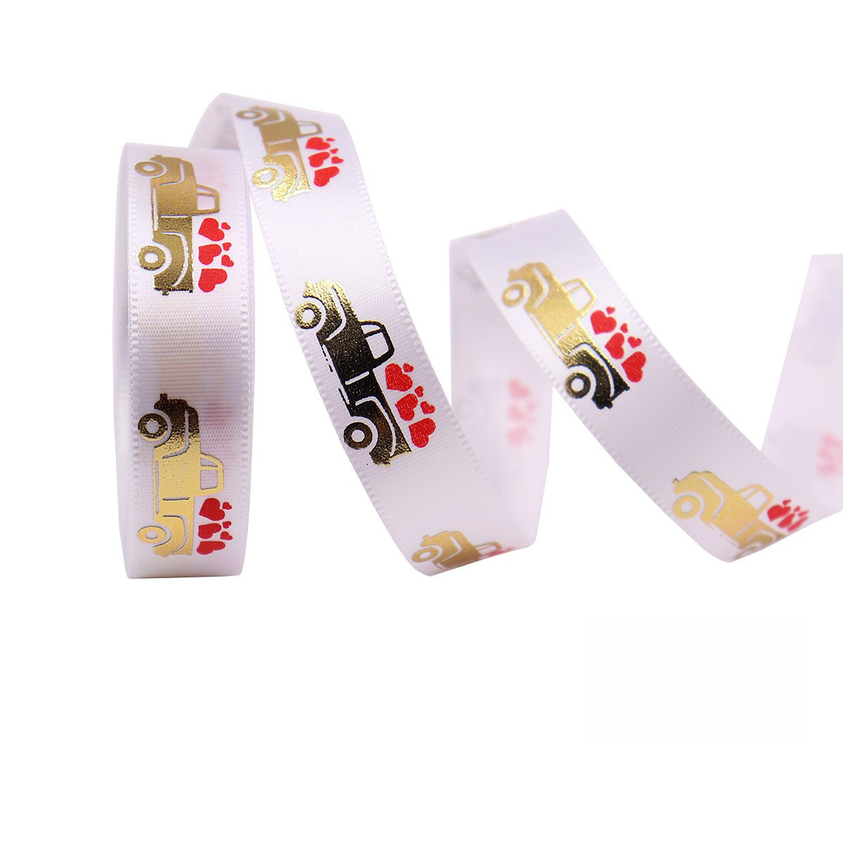 Coeur de camion en or blanc-1,6 cm * 10 yards