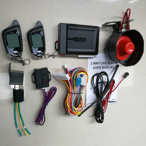 LCD显示屏2路汽车报警系统反劫持遥控启动和冲击传感器报警 - Product Image 3