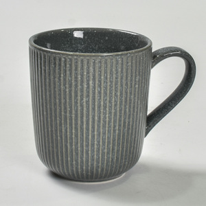 Factory Own Set of 6 Reaction Glaze <strong>Cups</strong> with Embossed Customizable Ceramic <strong>Cups</strong> Set - Product Image 2