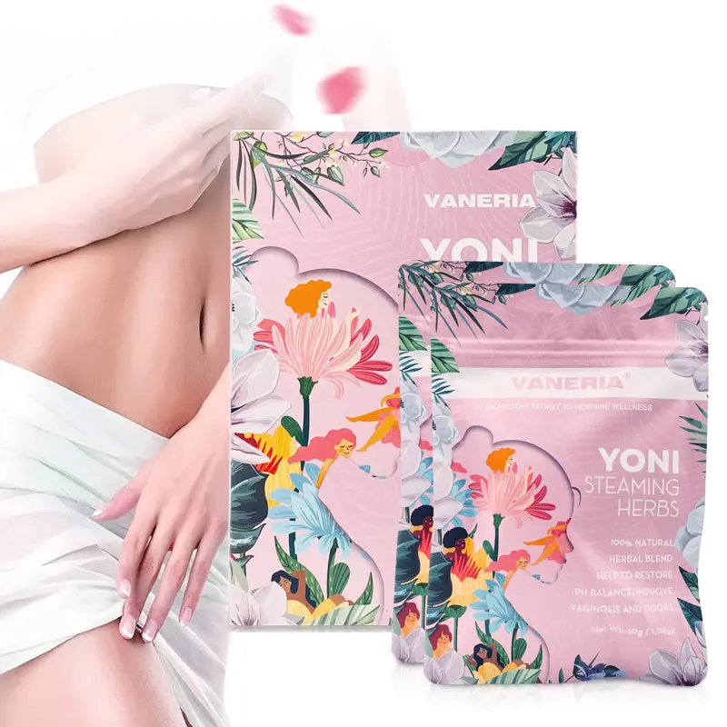 Yoni herbal uap intim wanita, produk perawatan intim organik herbal Cina, herbal herbal vagina untuk wanita