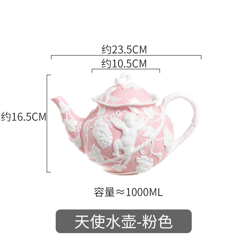 Pink Angel Teapot