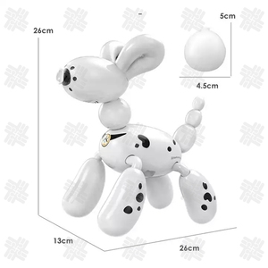 KW 2,4g programación inteligente globo Robot perro juguete nuevo diseño eléctrico inteligente Robot juguete Radio Control juguetes para niños