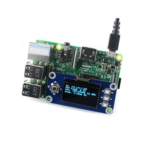 Cappello con display OLED da 1.3 pollici per Raspberry Pi 2B/3B/3B/Zero/Zero W,128x64 pixel, SPI, interfaccia I2C, controller incorporato PCB personalizzato