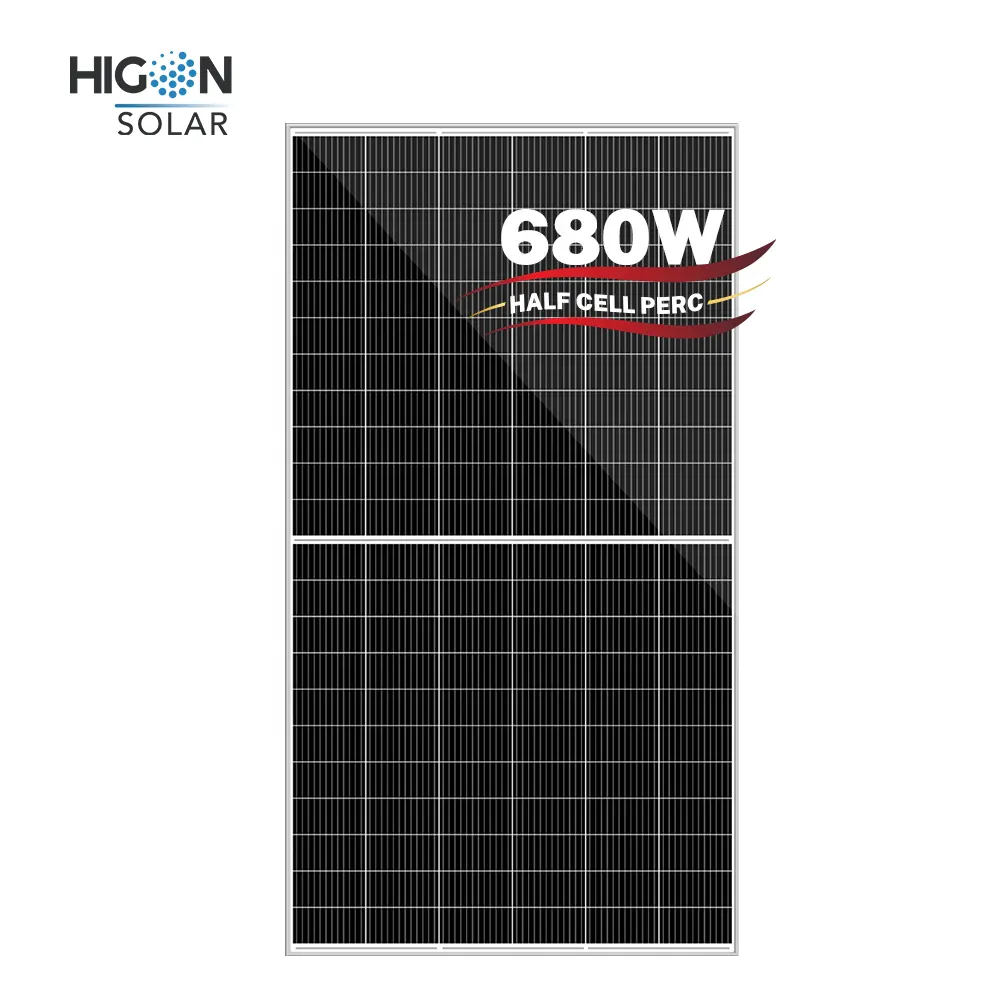 Güneş sistemleri için Perovskite güneş modülü 660W Trina güneş 670W 680W Panel güneş enerjisi