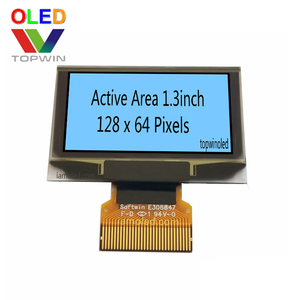 Modulo display LCD grafico monocromatico blu/bianco Winstar 128x64 12864 modulo Lcd a matrice di punti con schermo OLED di piccole dimensioni - Product Image 5