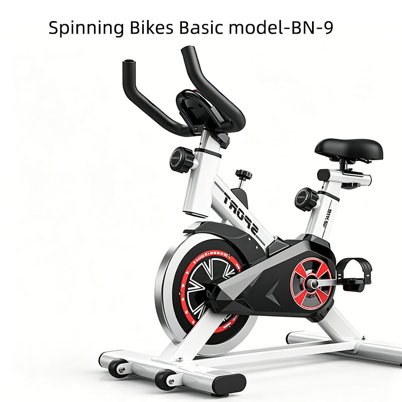 Bicicletas Spinning Modelo Básico-Blanco y Negro