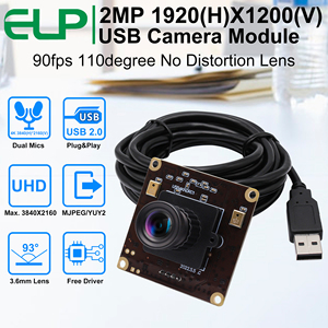 ELP 4K fotocamera 3.6mm fotocamera USB con 3840x2160 HD industriale PC Webcam per lampone Pi Jetson Nano