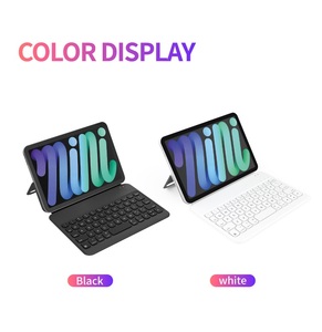 Funda de teclado Accrosoo para iPad 2025, 8,3 pulgadas, iPad Mini, nuevo diseño, plegable, anticaída, delgada, duradera, multifuncional - Product Image 2