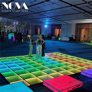 2021 New New Design Sound <strong>DMX</strong> <strong>Control</strong> 0.5*0.5m RGB Full Colors Led Dance Floor - Product Image 6