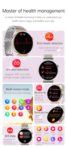 Knauer mann PRO3-mini Smart Watch Digital Shut-Down-Vibrations einstellung Gesundheits überwachungs bildschirm funktion - Product Image 5