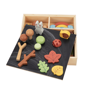 RTS Scene Model Simulation Plant False Stone Simulation Number Children&amp;#39;<strong>s</strong> Toy Set Wild Scene Animal <strong>Cognition</strong> Wooden Toys - Product Image 4