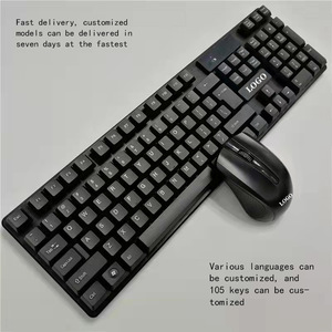 Factory Stock 2.4G Wireless <strong>Keyboard</strong> and <strong>Mouse</strong> Set TJ-808 Suspension Keycap Customized <strong>Keyboard</strong> - Product Image 3