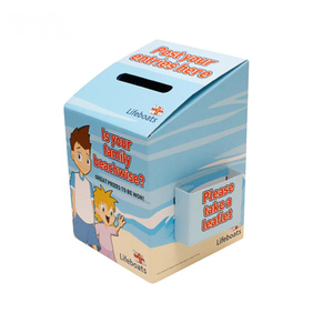 Özel yapmak karton seçim sandığı bağış kutusu eski giysiler - Product Image 1