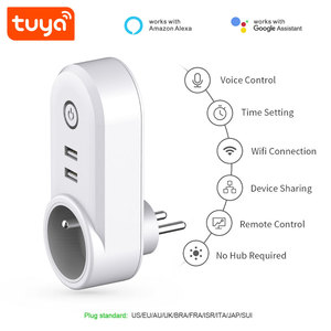 <strong>Home</strong> <strong>Automation</strong> <strong>System</strong> DIY Worldwide Standard Remote APP Control Wifi Tuya <strong>Smart</strong> Socket Outlet With 2 USB Port PST-LSPA2 - Product Image 6