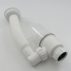 Universal Sink Drain Pipe, S-Tube Down Waste Pipe für Bad Basin Drainer Toilette mit 30mm Einlass durchmesser - Product Image 1