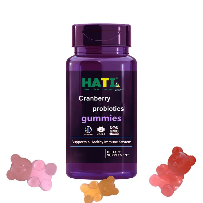 Gummies Cranberry Gummies nữ Halal Cranberry Probiotics nước ép Nam Việt Quất