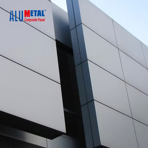 Rivestimento per esterni antistatico da 4mm pannello composito in alluminio con rivestimento in PE pannelli ACP ACM