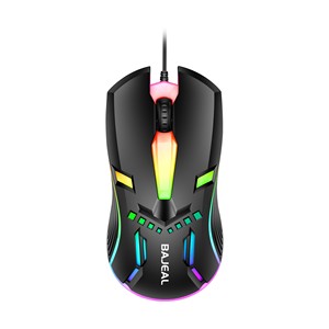 Panel de Metal ergonómico con retroiluminación LED, teclado y ratón para videojuegos con cable, Combo de teclado y ratón 2 en 1, venta al por mayor - Product Image 3