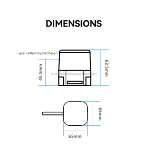Escáner láser LiDAR KC de 360 grados, rango de 40M, antipolvo, con función de mapeo, telémetro 2D, Sensor de luz ambiental