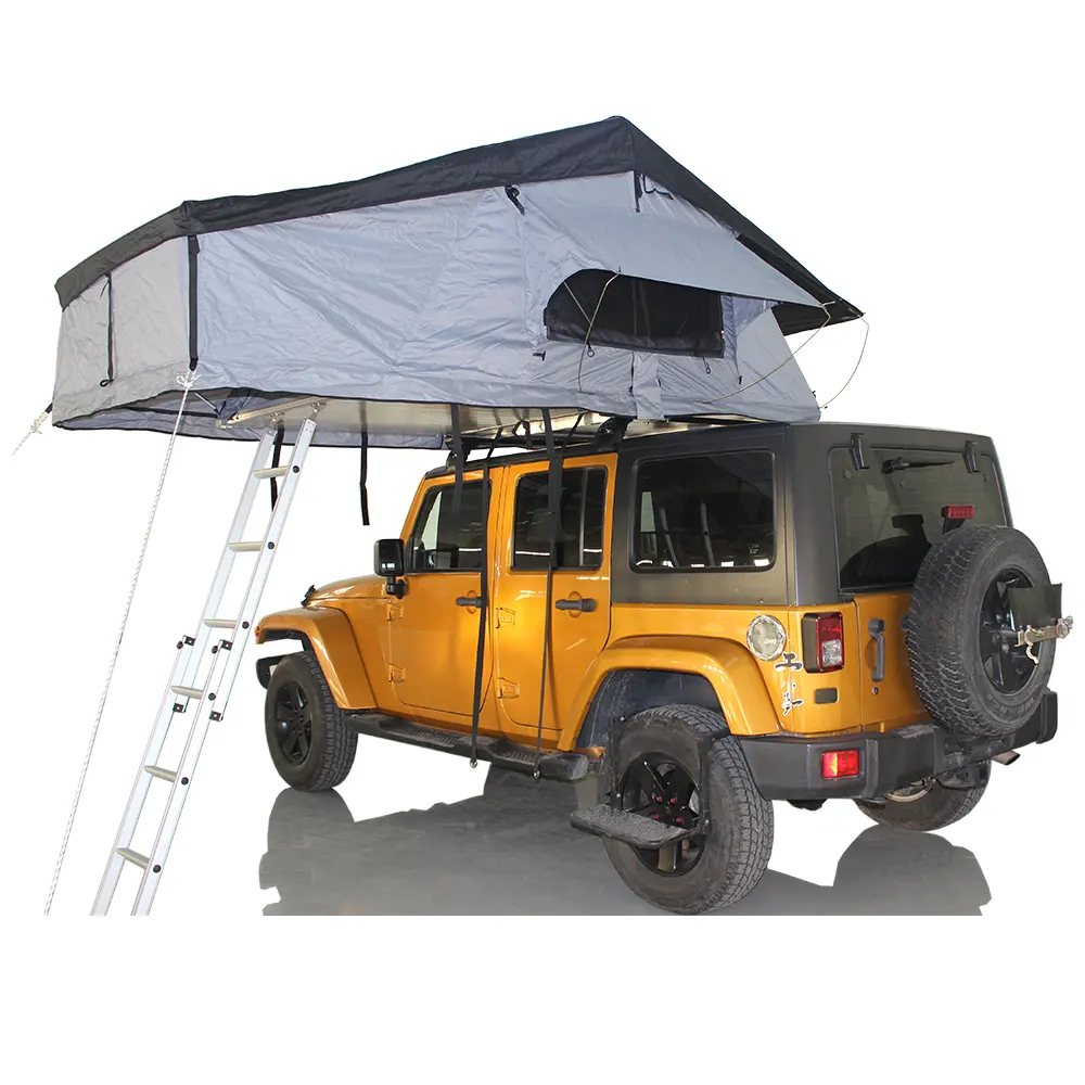 4X4 RV Phụ Kiện Polyester Oxford Roof Top Camper Lều Với Mái Hiên