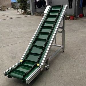 Flexible PU Belt Roller <strong>Conveyor</strong> Motor Express Warehouse <strong>Loading</strong> and <strong>Unloading</strong> <strong>Automatic</strong> Elevator <strong>Conveyor</strong> Machine - Product Image 4