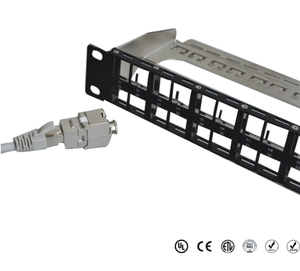 48端口屏蔽空空白接线板卸载高密度梯形插孔 - Product Image 6