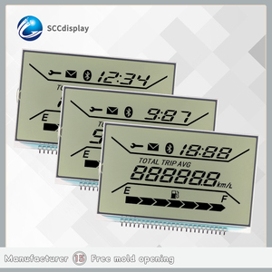 Di alta qualità personalizzabile monocromatico 7 segmento HTN Anti-abbagliamento LCD schermo per motocicli SJXDGW037 codice di segmento - Product Image 2