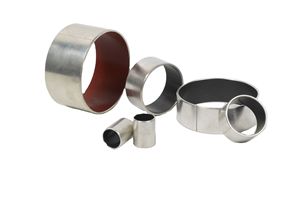 Buchas personalizadas precisão Auto lubrificante bronze estanhado rolamento Flange bi-metal buchas