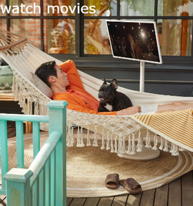 Android System Moveable 27'' <strong>32</strong>'' <strong>Lcd</strong> Monitor With Totable Tilt Metal Stand Popular for Home Fitness Work Entertainment - Product Image 2
